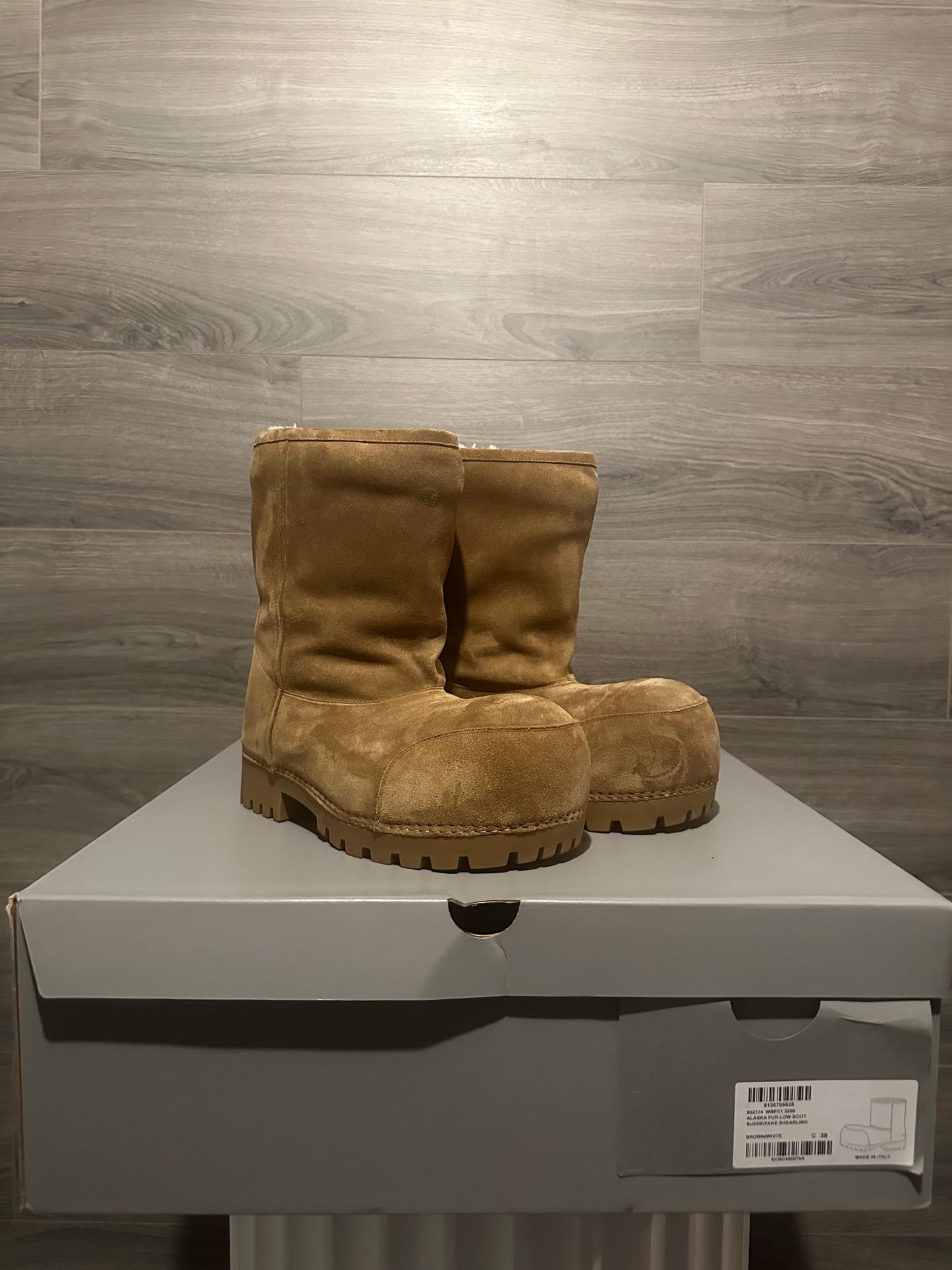 Balenciaga Brown Alaska Boot