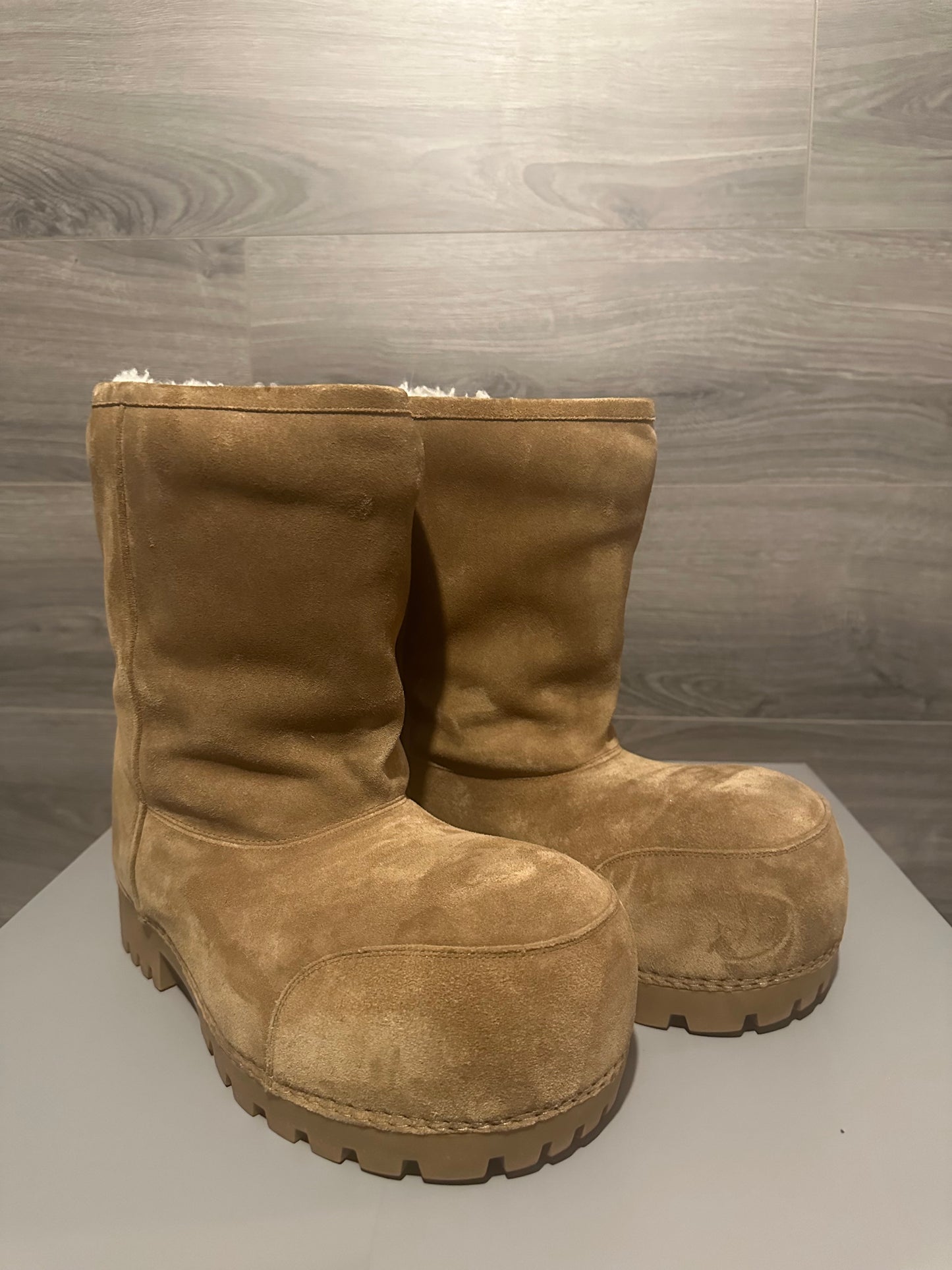 Balenciaga Brown Alaska Boot