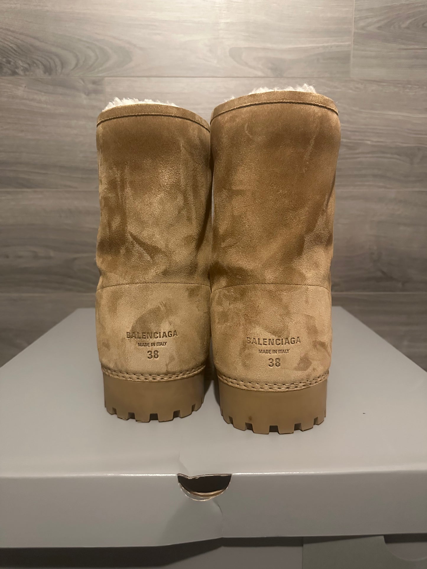 Balenciaga Brown Alaska Boot