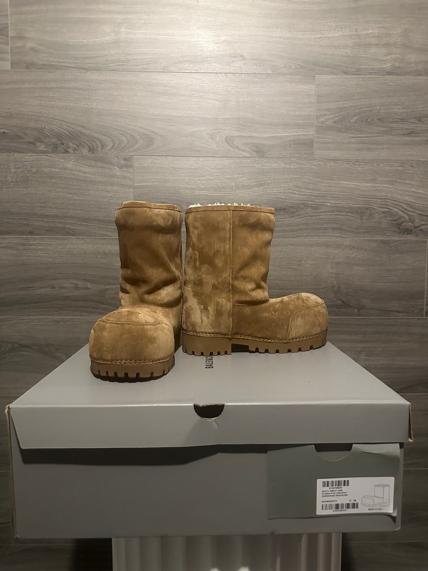 Balenciaga Brown Alaska Boot