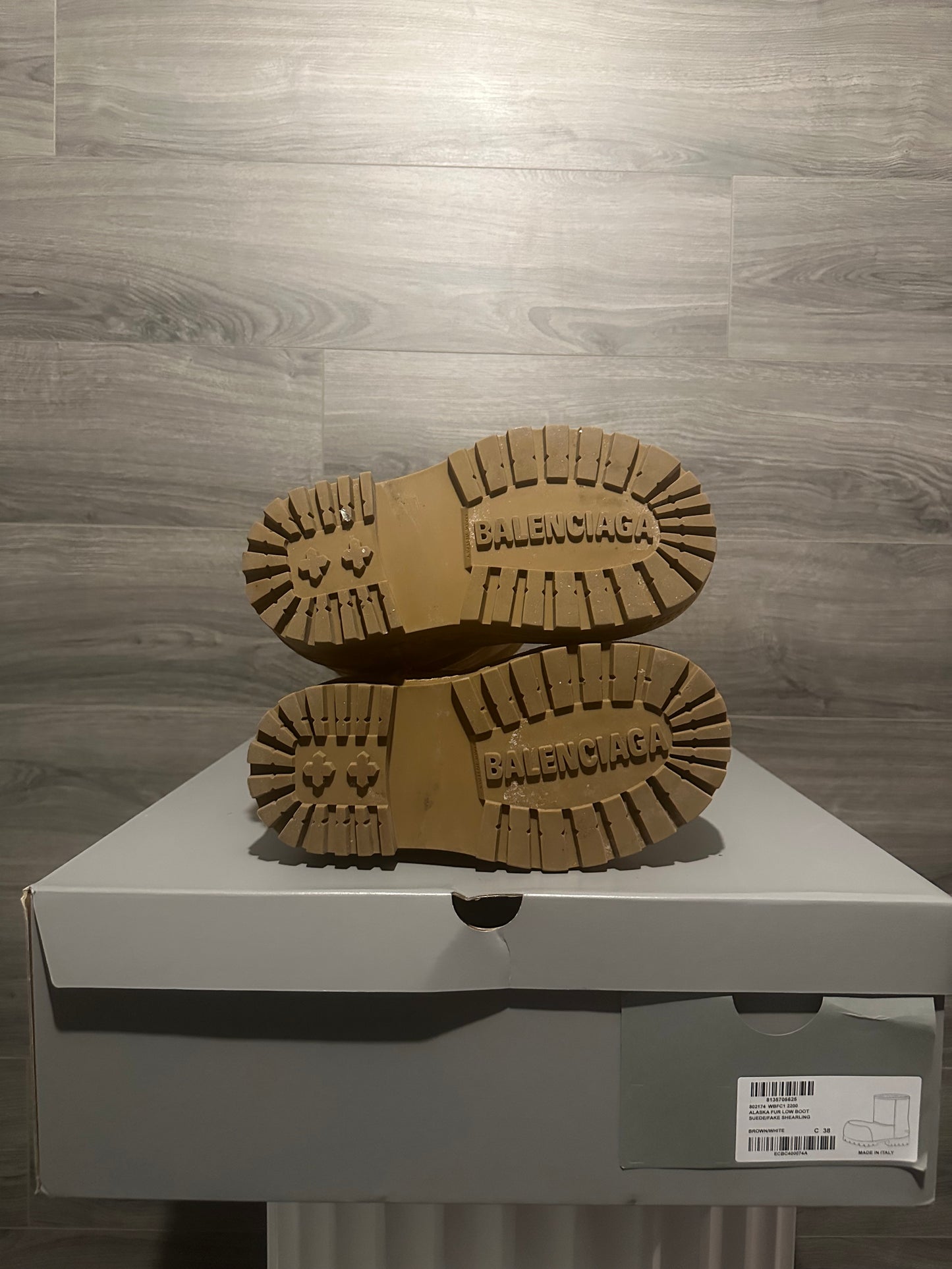 Balenciaga Brown Alaska Boot