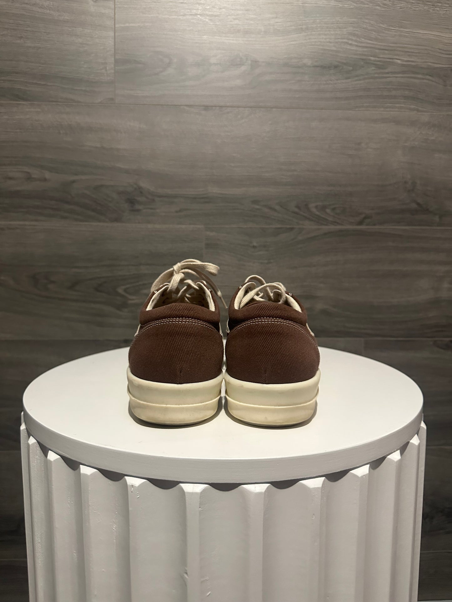 Rick Owens Mainline "Pink" Suede Vintage Sneakers