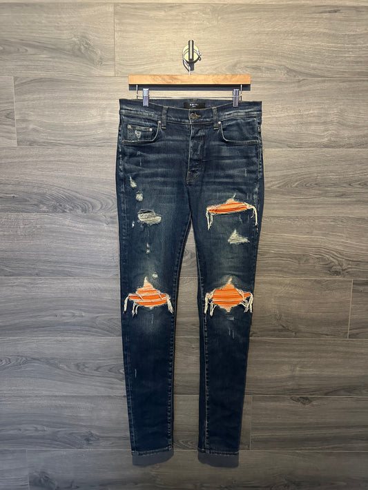 Amiri Mx1 "Orange" Patch Jeans