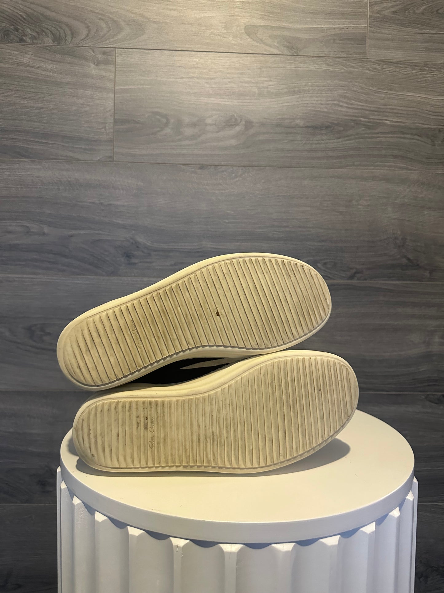 Rick Owens Suede Vintage "Black" Sneakers