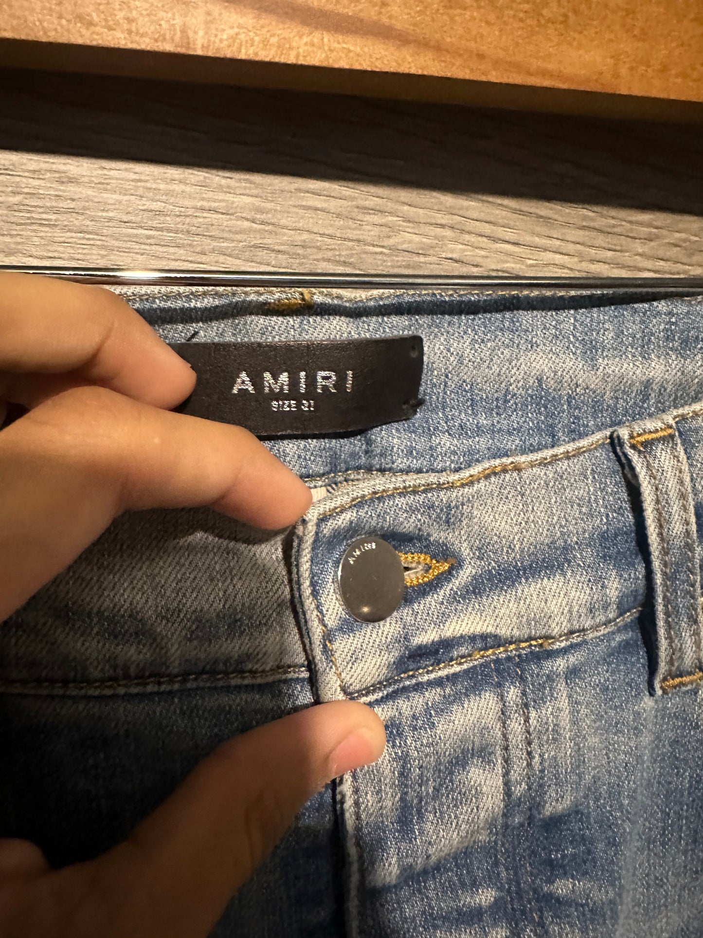 Amiri Embroidered Patch Jeans