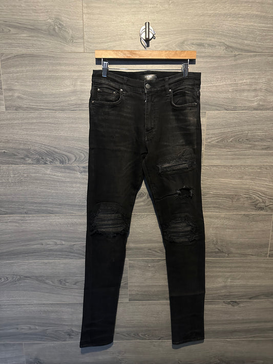 Amiri Mx1 "Black" Patch Jeans
