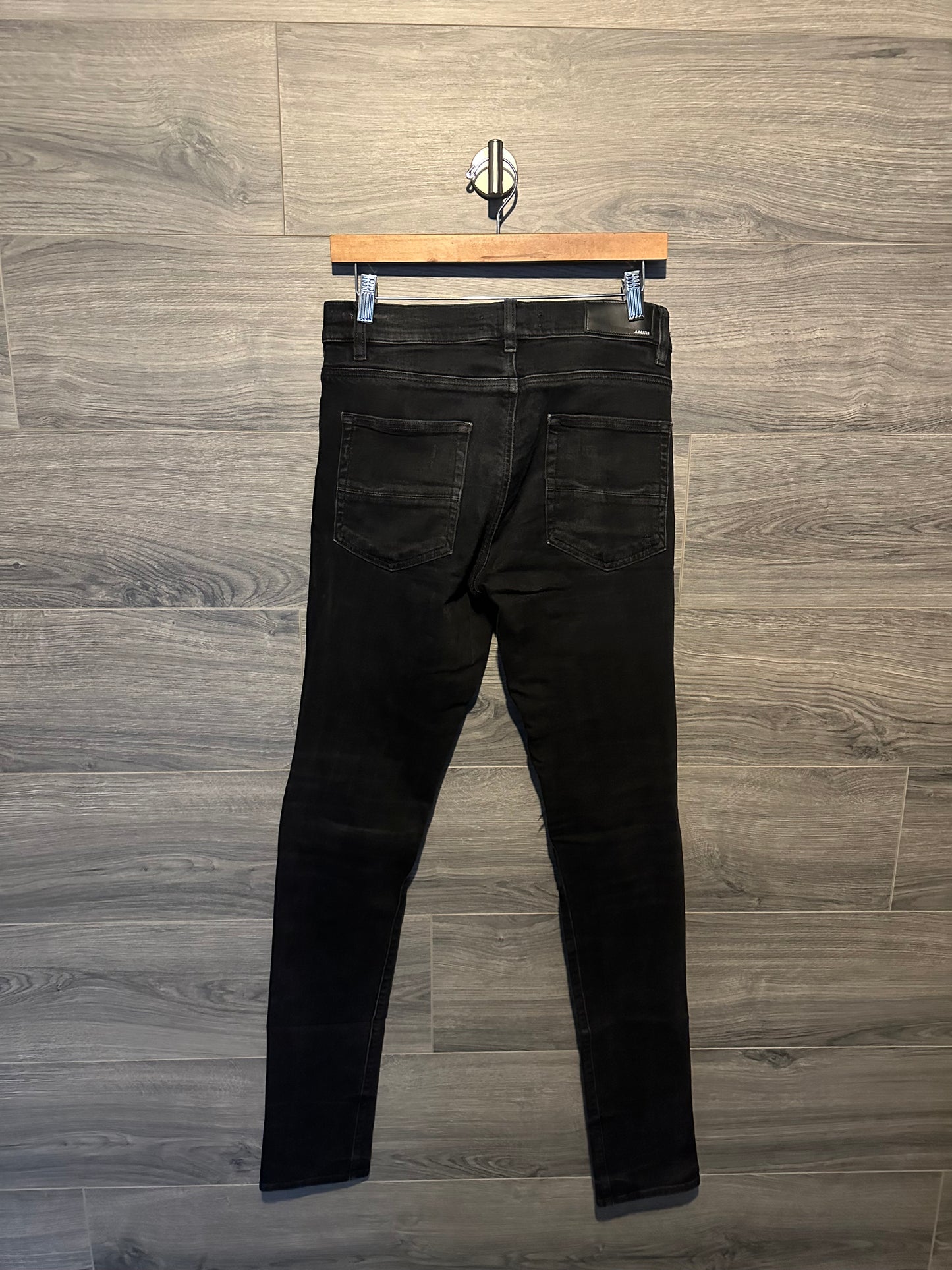 Amiri Mx1 "Black" Patch Jeans