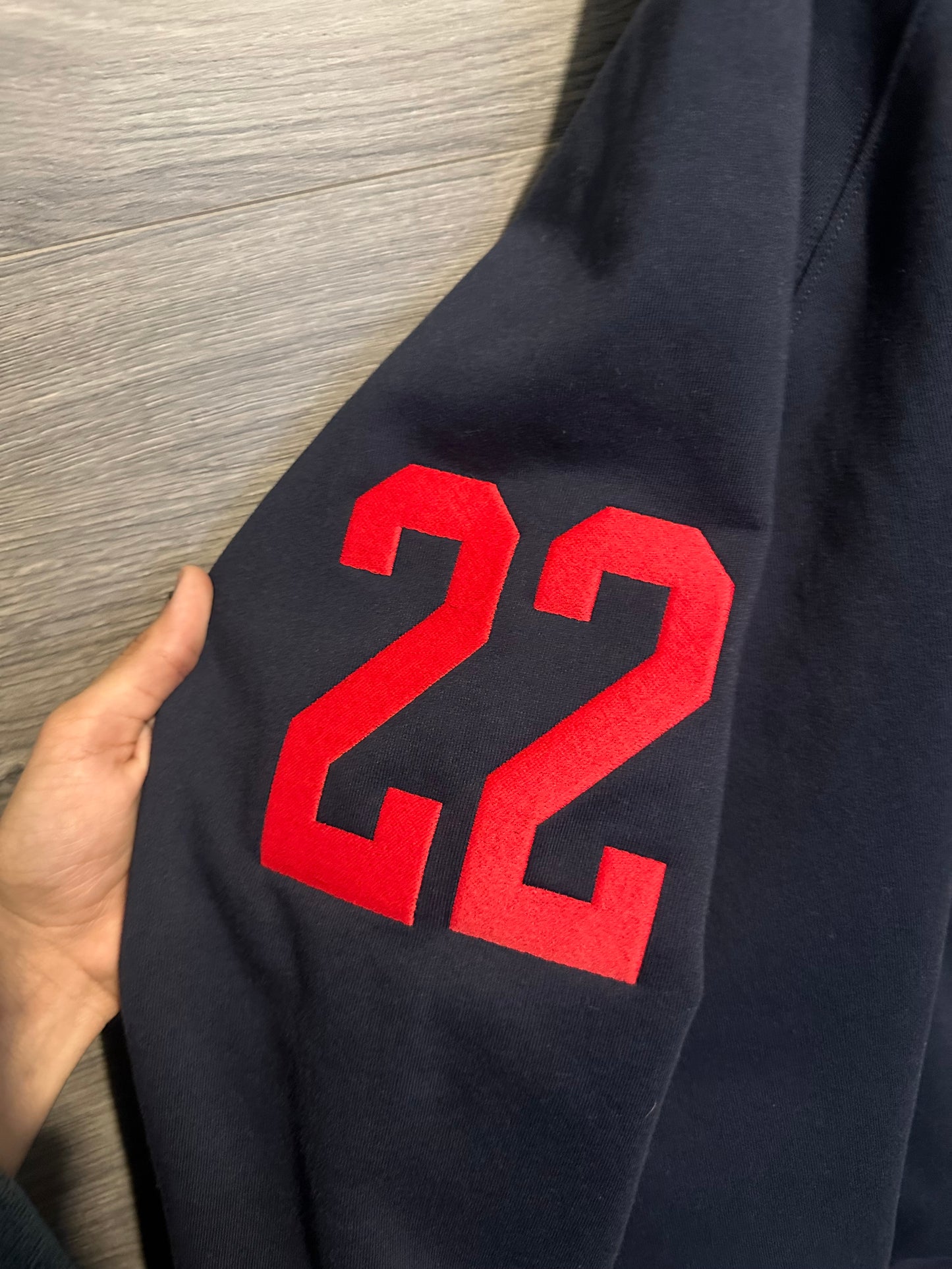 Balenciaga Navy Polo Zip Up