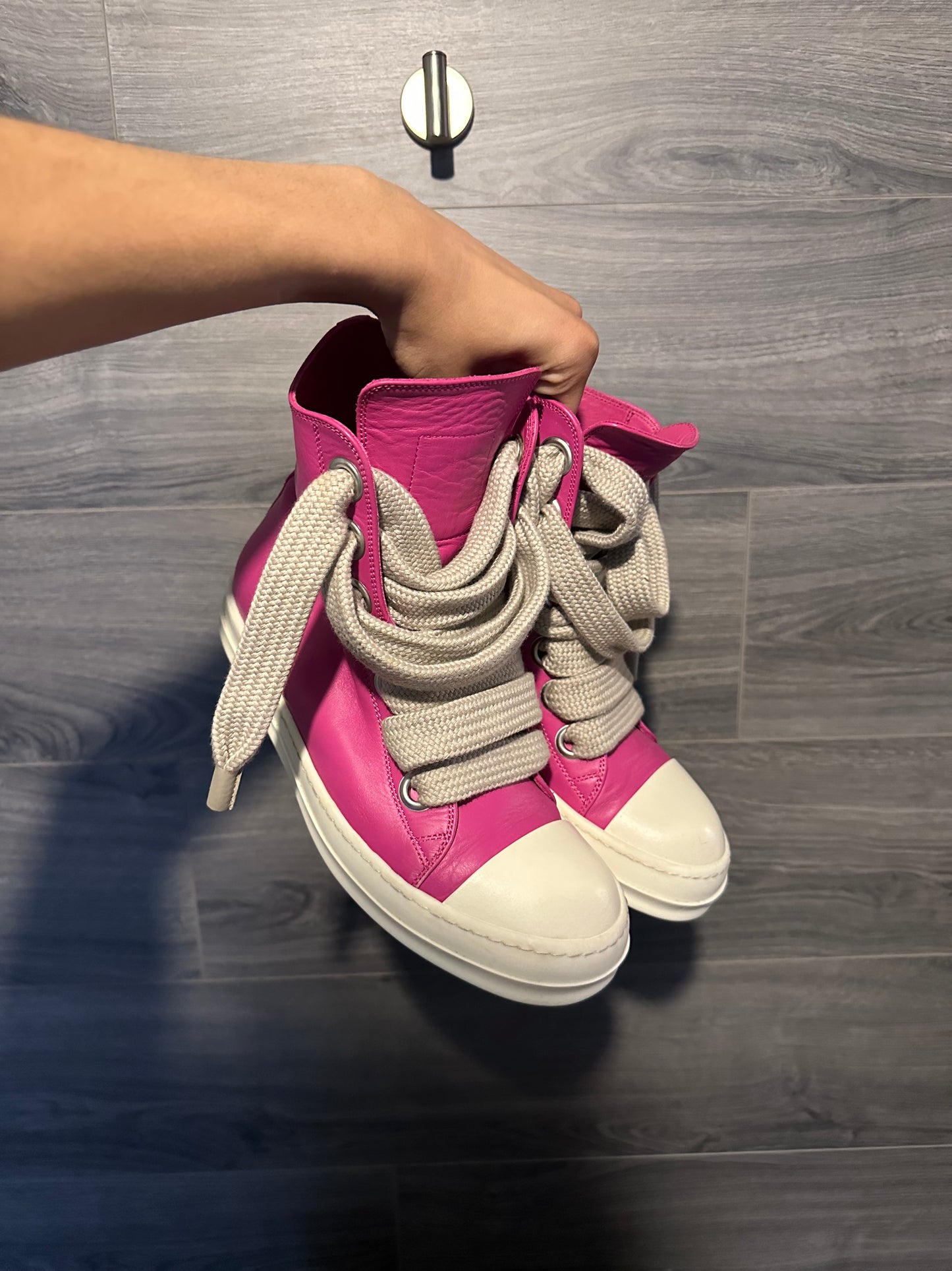 Rick Owens Mainline "Pink" Jumbo Jace Ramones