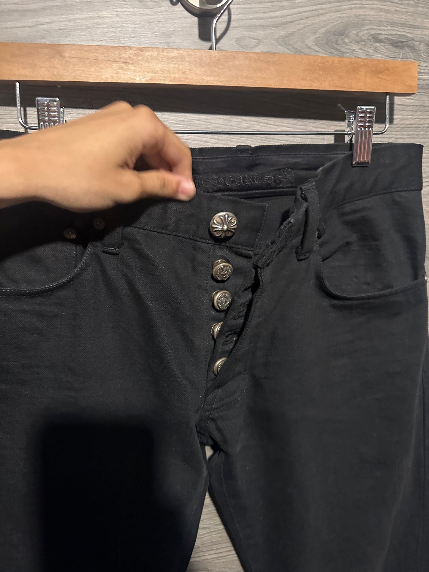 Chrome Hearts Black Chino Pants