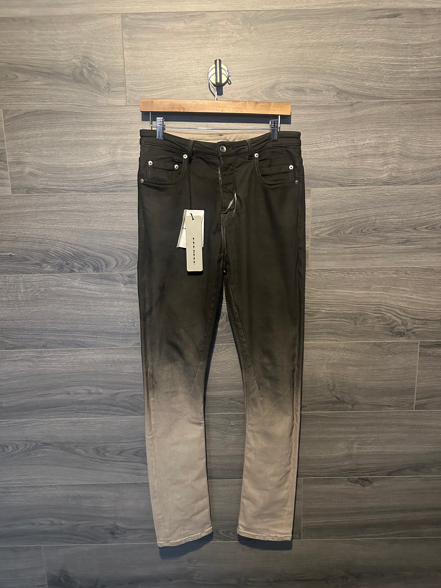 Rick Owens Black Pearl Degrade Jeans