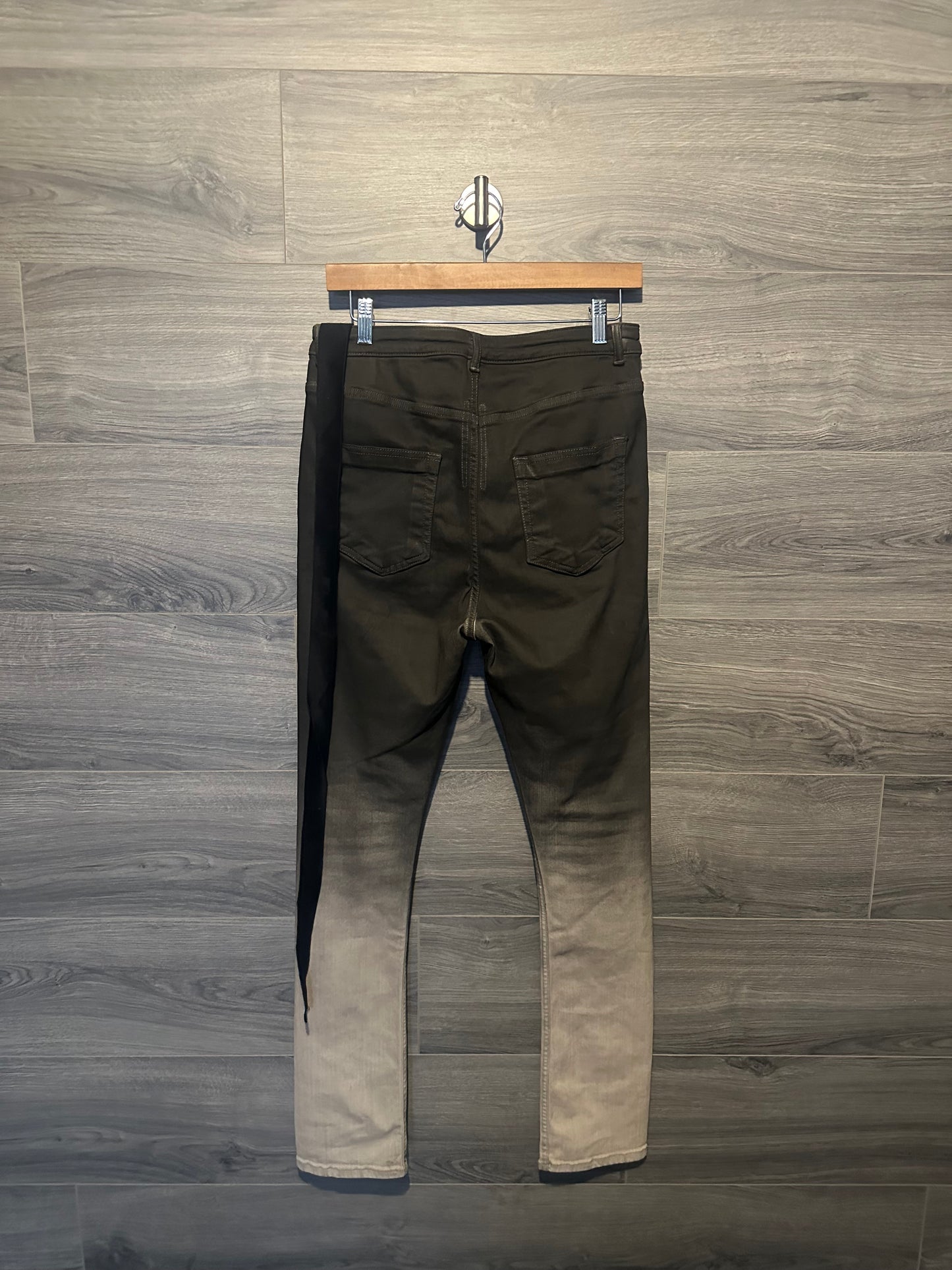 Rick Owens Black Pearl Degrade Jeans