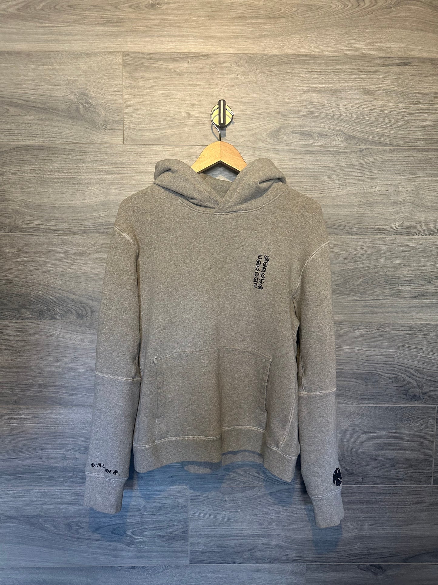 Chrome Hearts Grey Patch Hoodie