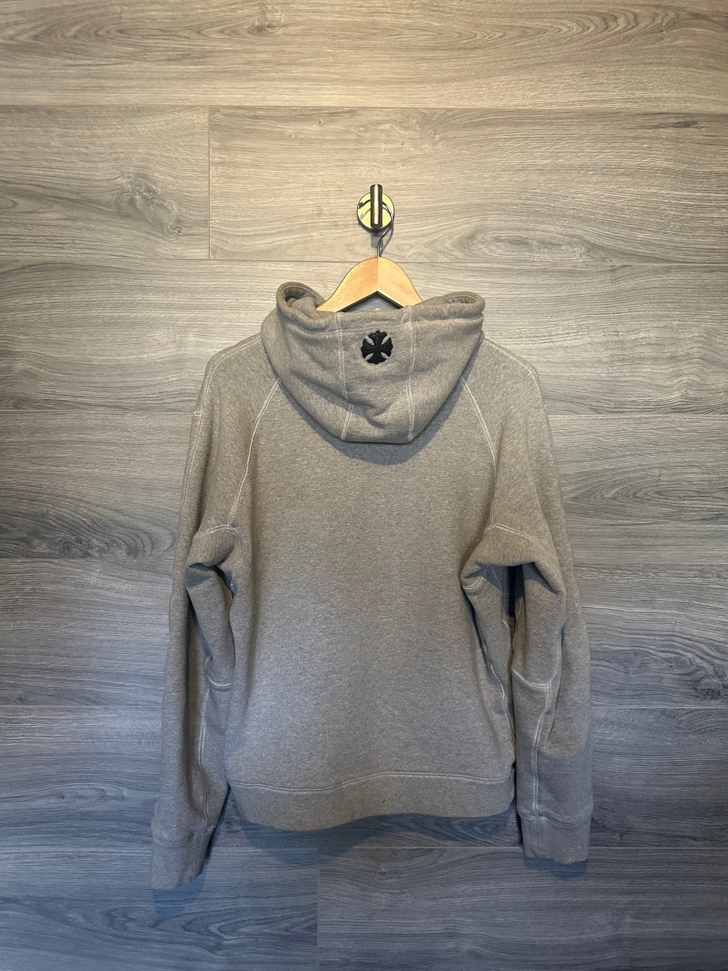 Chrome Hearts Grey Patch Hoodie