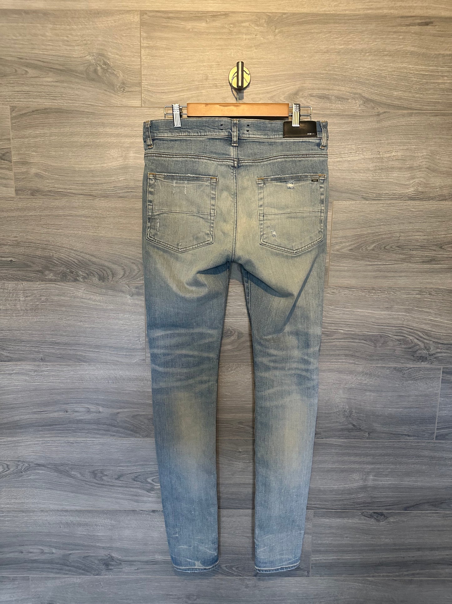 Amiri Mx1 "Pink" Patch Jeans