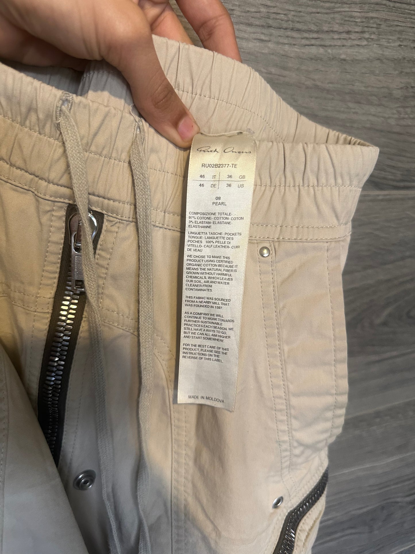 Rick Owens Bauhaus Cargo Pants