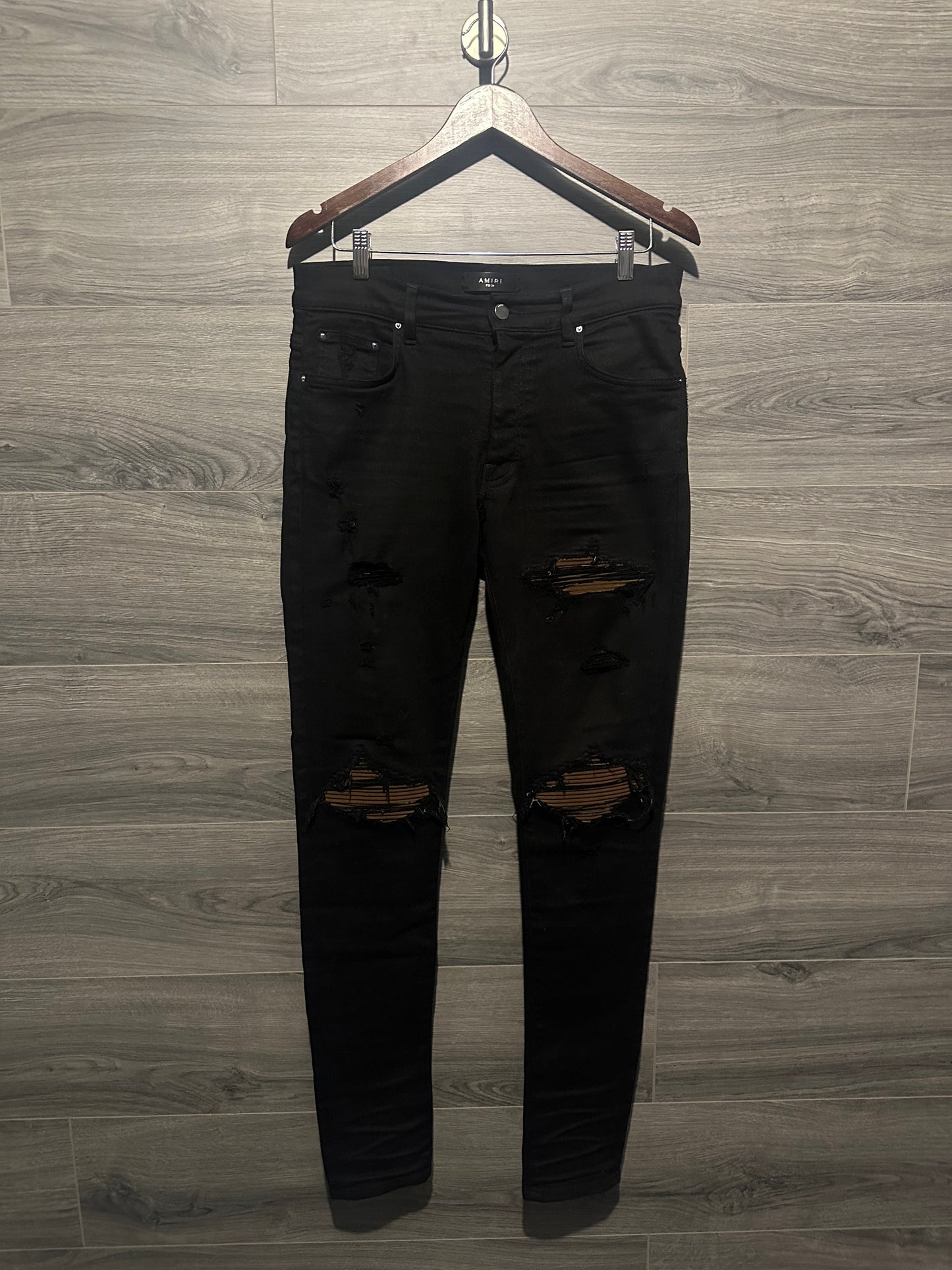 Amiri Mx1 "Brown" Patch Jeans